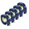 Label Maker Refills Compatible with Dymo LetraTag 12mm Paper White Tape