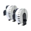 Label Tape Compatible with DK-11201 29mm X 90mm Die-Cut Continuous Black On White for AOMYA