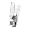 Labor-Saving Stapler 25 Sheets Capacity Handheld Clear Acrylic Stapler Portable Stapling Machine for Takeout Shop Packaging Plier