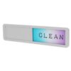 LABRIMP Clean Indicator Sign Dishwasher Dirty Magnet Alloy Magnetic Zinc in Versatile Attachment and Kitchen Organizer Silver Kitchen Appliances for Storage Decor
