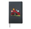 Ladybug Love I Insect Cute Seven Spot Beetle Kids Hardcover Journal, Black