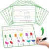 Laffunz 12 PCS Fraction Manipulatives Math Games for Kids Elementary