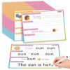 Laffunz CVC Word Games Sentence Building for Kids, Sight Words Flash Cards Phonics Games Learn to Write Workbooks, Preschool Kindergarten Learning Activities Classroom Must Haves Homeschool Supplies