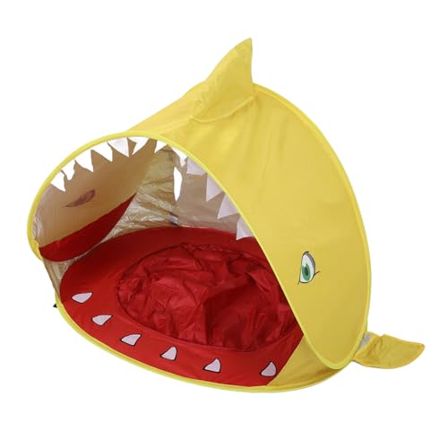 LAISANIM Pop Up Beach Tent with Builtin Pool for Toddlers 47x31x28in Lightweight Portable Sun Shelter - Quick Setup Sun Protection and Ventilated Design for Family Beach Outings and