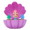 LAISANIM Shell Shaped Sprinkler Toy with Sea Maid Figure ABS Material Water Hose Connector - HandsFree Water Spray for Kids Outdoor Fun Beach and Lawn Play