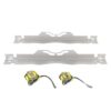LAISANIM Stainless Steel Toe Alignment Plates | Universal Car Front End Gauge with 2 Tape Measures for Sedans SUVs