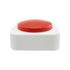 LAKXIUL Talking Button Clock - for The Blind, Elderly or Visually impaired (Red and White)