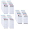 LALAFINA 36pcs Budget Planner Expense Tracker Sheets with Hole Punched Offset Paper, Easy to Write and Prevents Bending or Tearing, for Personal Monthly Budget Plan and Wallet Use