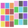 LALAFINA 420pcs Colored Round Sticker Dots Self-Adhesive Paper Labels for Organizing and Color Coding Office, Classroom, and Home Use with 12 Sheets of 35 Stickers Each Random Color