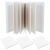 LALAFINA 4pcs Blank Drawing Book for Thick White Paper and Rounded Corners Sketchbook and Story Journal for Suitable for Art Classes and Travel Sketching, 10 Sheets Each