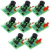 LALAFINA 8 Sets PCB Soldering Practice Kit for Beginners with Skill Training and Circuit Board Welding Projects, DIY Electronic Components Learning Set for Hobbyists and Teams