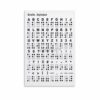 Language Education Braille Alphabet Chart Art Posters (3) Canvas for Living Room Bedroom Decor 08x12inch(20x30cm) Unframe-style