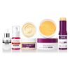LANKODUDU Calcium Anti-Aging Face Care Set, 5-in-1 Daily Moisturizing Facial Skin Kit, Hydrating Firming Serum Cream Eye Patch Wrinkle Balm, Travel Friendly Skincare Kit