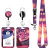 Lanyards for Id Badge Holder Excavator Heavy Duty and Retractable Keychain Cute Badge Reel with Carabiner Clip Women Man Student Teacher Daily Office Gifts