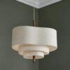 Laosoan Japanese-Style Wabi-Sabi Mid-Century Chandelier - Elegant Pendant Light for Living Room, Dining Room, Kitchen, Bedroom, Cafe