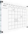 Large Acrylic Calendar Acrylic with Black Hardware - Calendar 2026 Dry Erase Planner - Monthly Acrylic Calendar - Family Calendar