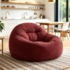 Large Bean Bag Chair with Filler, Comfy Memory Foam Sofa for Dorm
