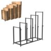 Large Carton Storage Rack, Carton Cart Stand, Height-Adjustable