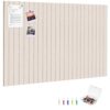 Large Cork Board 36" x 24", 6-Pack Felt Bulletin Board, Pin Boards