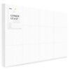 Large Cork Board for Walls 48"x36" |Cork Board Alternative| 12 Pack Felt Wall Tiles| White Bulletin Board with Removable Adhesive | Cork Boards Pinboard for Office Home Classroom,White