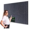 Large Cork Bulletin Board for Wall 36"x24", 6 Pack Felt Slat Wall Panel Tiles with 30 Pushpins, 25 Safe Removable Adhesive Tabs, Decorative Pin Board Tack Board for Office Home School