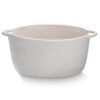 Large Cotton Rope Storage Basket with Handles, Hamper, Laundry Basket, 20 "L x 14" W x 12 "H, Home Decor to Storage Blanket &Toy, etc .(White)