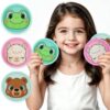 Large Kids Ice Packs for Boo Boos with Strap, 3 Packs Cute Reusable Hot Cold Gel Packs for Kid's Fever,Pain Relief,Wisdom Teeth,First Aid and Neck, Head, Arms, Legs Injuries