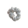 Large Scrunchie 2pcs Summer Double Layer Silk Scrunchies Flower(Small blue)