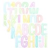 Large Self Adhesive Vinyl Letters Numbers Stickers 12 Sheets,4 Inch Sticky Alphabet Number Sticker Kit for Mailbox, Trucks, Signs, Windows, Arts & Crafts Multi
