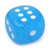 Large Squishy Dice Squeeze Toy, Soft Gel-Filled Sensory Fidget Cube, Roll-and-Squeeze Group Game for Teens Adults, Stress Relief Desk Toy, Classroom Prizes, Party Favors, Goodie Bag Stuffers