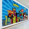 Large Super Theme Hero Party Backdrop Decoration 10x6ft One-piece Inspirational Decor for Classroom Back to School Wall Mural Hero Theme Backdrop Motivational Bulletin Board Photo Booth Props Supplies