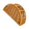 lasenersm 1 Piece Remote Control Holder Rack Basket Box 4-Compartment Remote Control Organizer Storage Plastic Pen Desk Organizer Storage, Brown