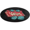 Las Vegas Dice Round Rug Washable Non Slip Carpet