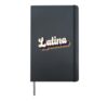 Latina Retro Women Girls Cinco de Mayo Mexicana Vintage Cool Hardcover Journal, Black
