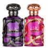 Lattafa Habik & Habik for Women Eau de Parfum Bundle – 2 x 100ml Fragrance Set – Unisex & Women's EDP Collection – Long-Lasting Woody, Musky, Floral & Fruity Perfume Spray