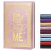 LBWCER Philippians 4:13 Journal for Women,Notebooks for Work,200 Pages, A5 Hardcover Leather Journals for Writing,School,Travel,Business,Work,Home (I CAN DO 4:13 Pink)