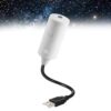 Lcettry Star Light, Mini Galaxy Night Light Projector with Adjustable Angle, for Bedroom Decor & Relaxing Ambiance，White