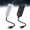 Lcettry Star Light, Mini Galaxy Night Light Projector with Adjustable Angle, for Bedroom Decor & Relaxing Ambiance，White+Black