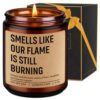 LEADO Scented Candle - Anniversary Candle Gifts for Wife, Husband - Romantic Christmas, Anniversary Wedding Gifts for Couples, Women, Men - Love You, Birthday Ideas for Boyfriend Girlfriend Her Him