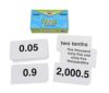 LEARNING ADVANTAGE Decimal Flash Cards, 105 Double-Sided Cards, Grades 3+