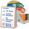 Learning Dynamics 4 Weeks to Read – Learn How to Read & Write Program Includes 53 Books, Teaching Manual, Activity Workbooks, CD, Flashcards , Manipulatives – Teaches Letters, Phonics & Reading