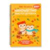 Learning Owl A4 Lined Handwriting Practice Notebook for Kids – Dotted Midline, Spiral Bind, Pre-K, Kindergarten, 100 Thick Pages (1, Yellow Owl)