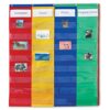 Learning Resources 2- & 4-Column Double-Sided Pocket Chart - Wall Pocket Chart for Classroom, Sentence Strips Charts for Classroom, Hanging Word Wall Pockets for Teachers