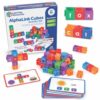 Learning Resources AlphaLink Cubes Activity Set - Phonics & Spelling Toy, Word Building Blocks, Reading & Literacy Learning Kit, Fine Motor & STEM Learning, Classroom Supplies, Ages 4+