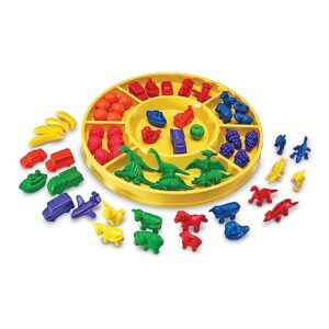 Learning Resources Beginning Sorting Set, Counting & Sorting Skills, Color Recognition, 168 Piece Set, Ages 3+