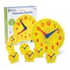 Learning Resources Classroom Clock Kit - Preschool Must Have, Teaching Time Activity , About Flash Time Cards, Montessori Toys, Math Manipulatives, Gifts for Boys and Girls, Toddler Activities
