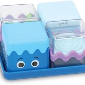 Learning Resources Cool Down Cubes Sensory Fidget Set, Fidgets for Kids, Sensory Toys for Toddlers, Fidgets for Classrooms, Easter Basket Toys, Ages 3+,5 Pieces (Pack of 10)