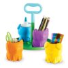 Learning Resources Create-a-Space Kiddy Center Pets - 6 Pieces, Ages 3+ Kids Art Supply Storage, Caddy Playroom and Classroom Organization, School Supplies Organizer