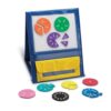 Learning Resources Double-Sided Magnetic Demonstration Rainbow Fraction Foam Circles, Ages 6+, 51 Pieces, Classroom Maths Resources