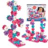 Learning Resources Gears! Gears! Gears! Deluxe Building Set Pink - Toddler Building Toys, STEM Activities, Fine Motor Skills, Critical Thinking, Birthday Gift Idea for Girls and Boys
